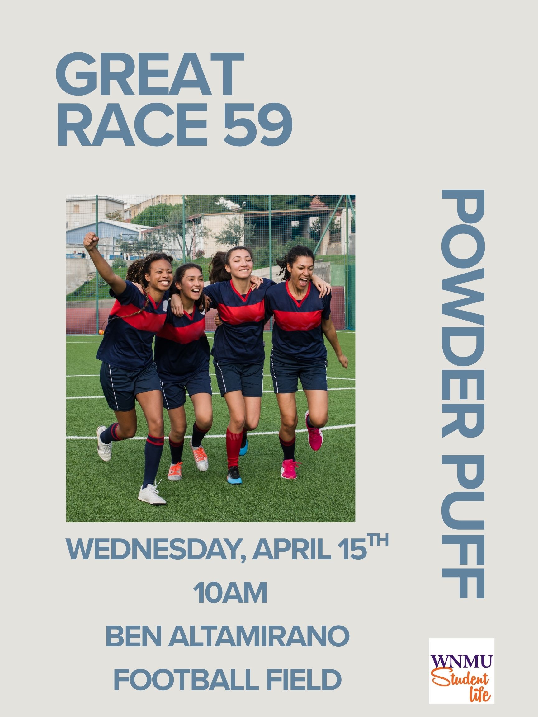 Great Race 59: PowderPuff Flag Football Game